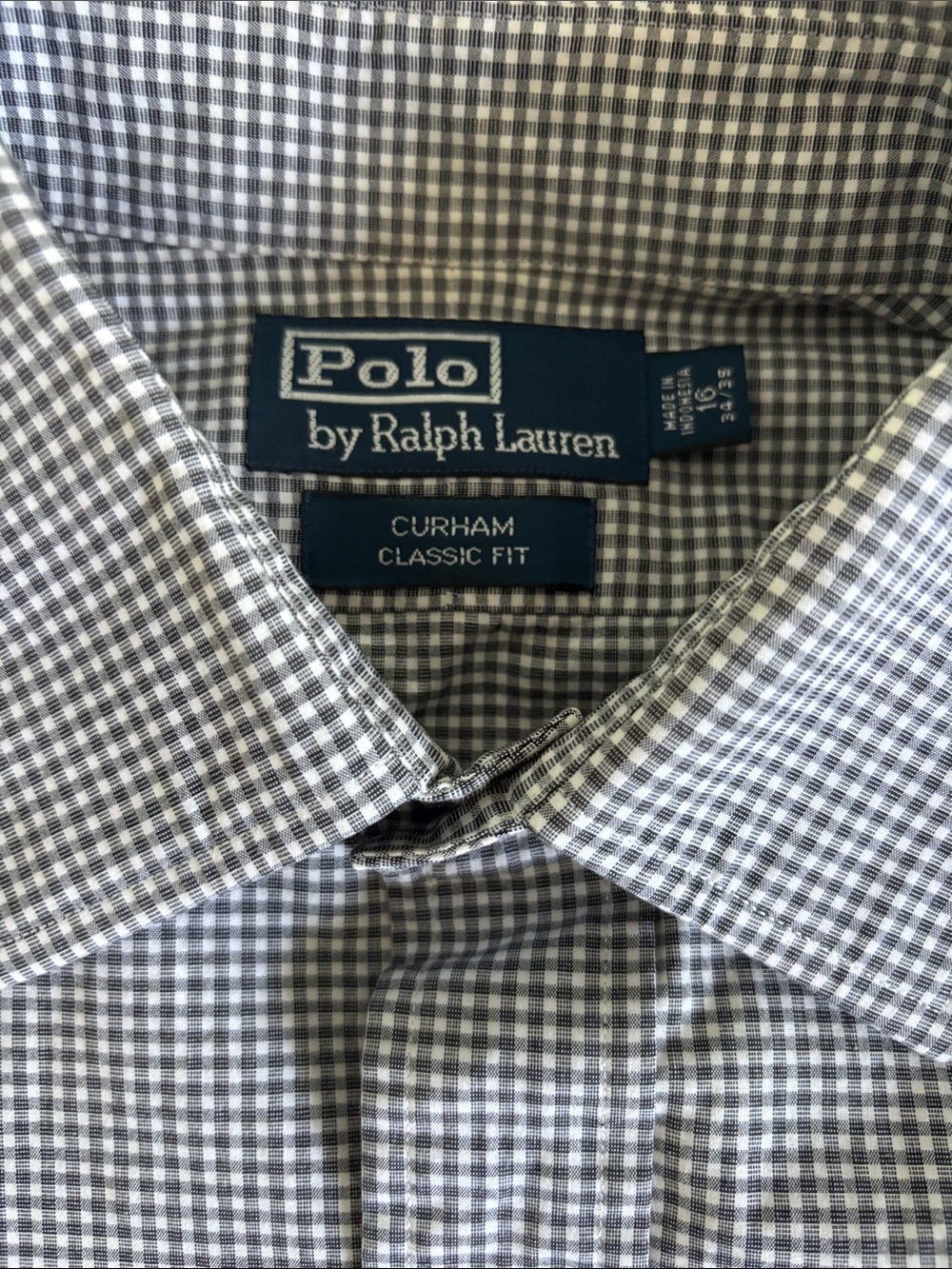 Polo Ralph Lauren Curham Classic Fit Gingham Button-Down Men’s 16 34/35